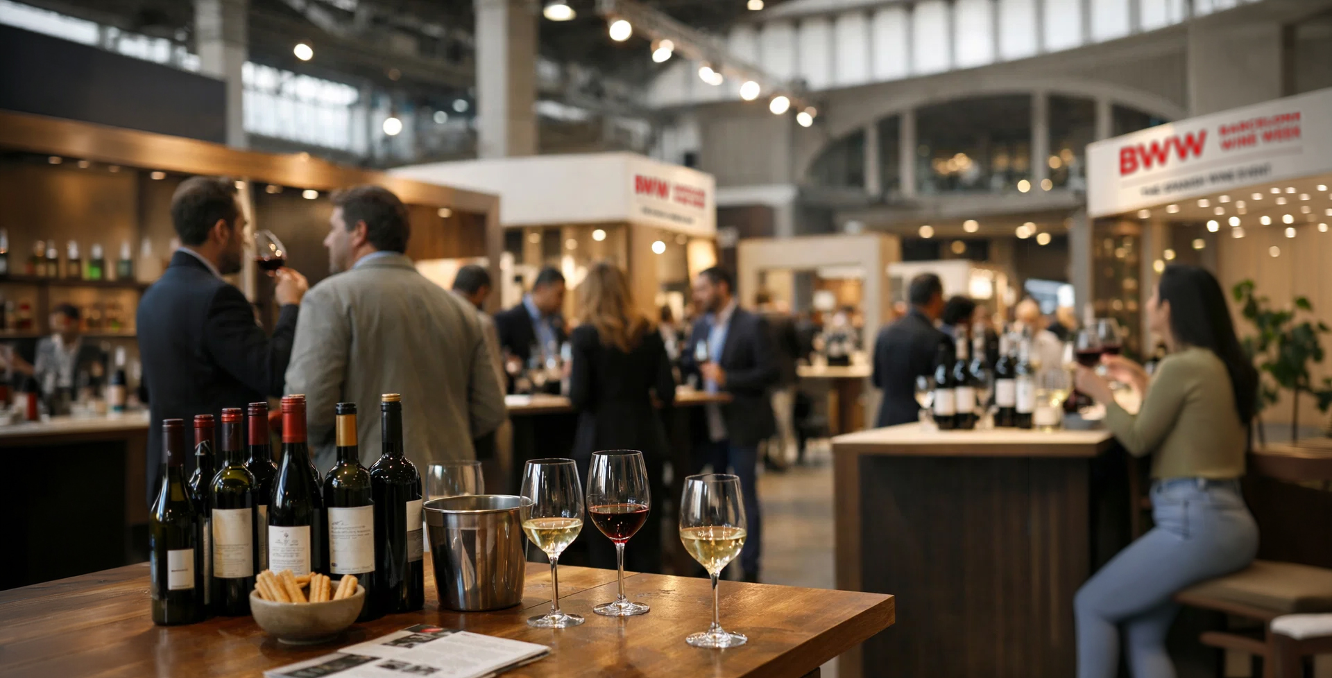 Barcelona Wine Week 2026 na Fira de Barcelona, principal feira internacional de vinhos espanhóis com presença da Panamera Importadora